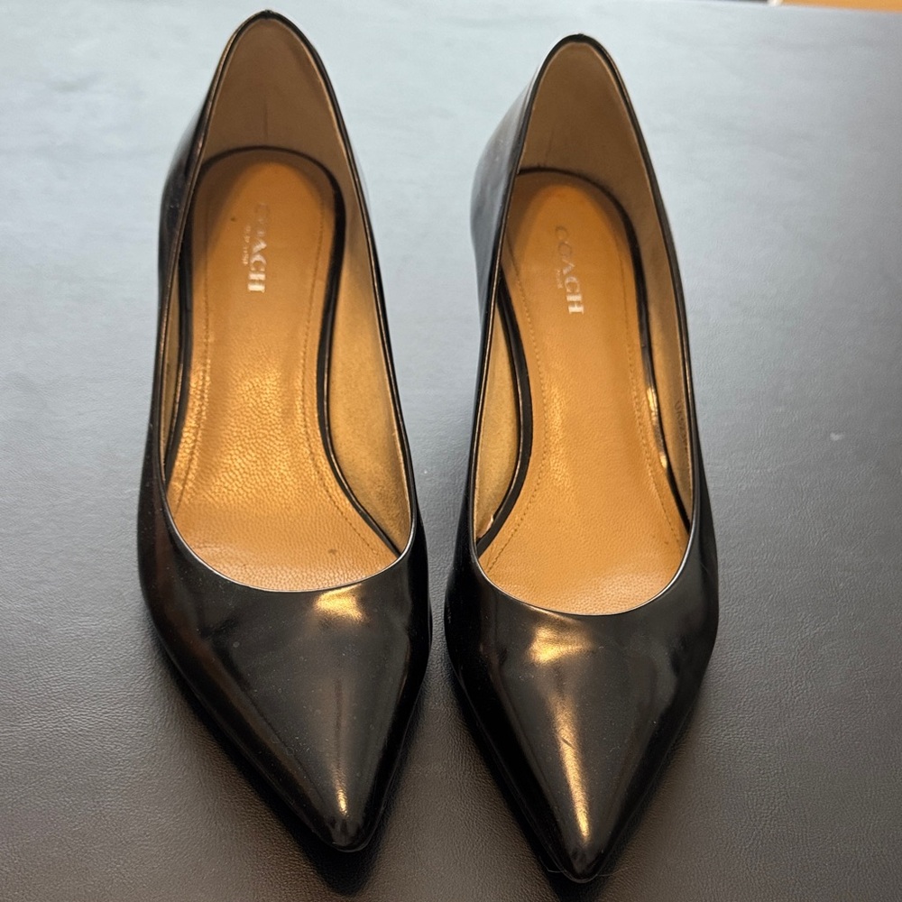 Coach Classic Black Heels